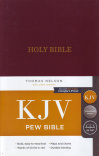  KJV Pew Bible, Hardcover, Burgundy (Park of 5) - VPK